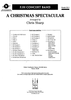 A Christmas Spectacular - Score Cover