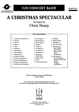A Christmas Spectacular - Score Cover