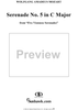 Serenade No. 5 in C Major from "Five Viennese Serenades" - Violin 1