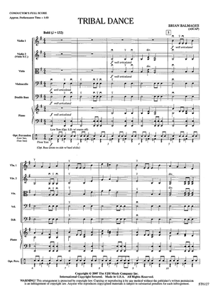 Tribal Dance - Score