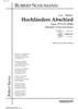 Hochländers Abschied Op.25 No.13