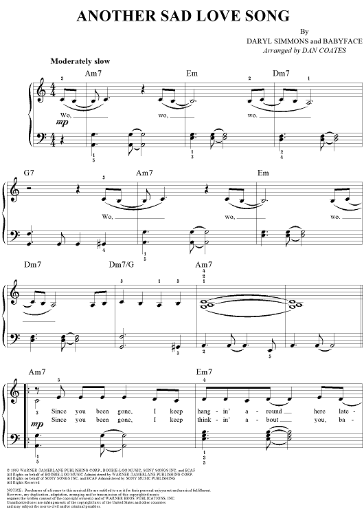 Another Sad Love Song