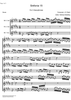 Three Part Sinfonia No.15 BWV 801 b minor - Score