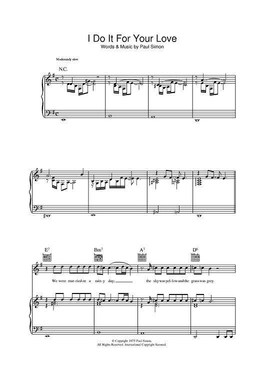 I Do It For Your Love