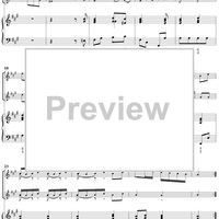 Introduzzione à Tre - Harpsichord Score