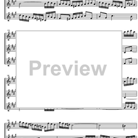 Three Part Sinfonia No.10 BWV 796 G Major - Score