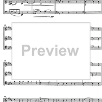 Trio di canzoni - Score