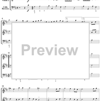 Suite in D Major, Op. 1, No. 4 - Score