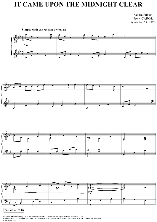 It Came upon the Midnight Clear