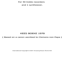 A Little History of Mankind - Score