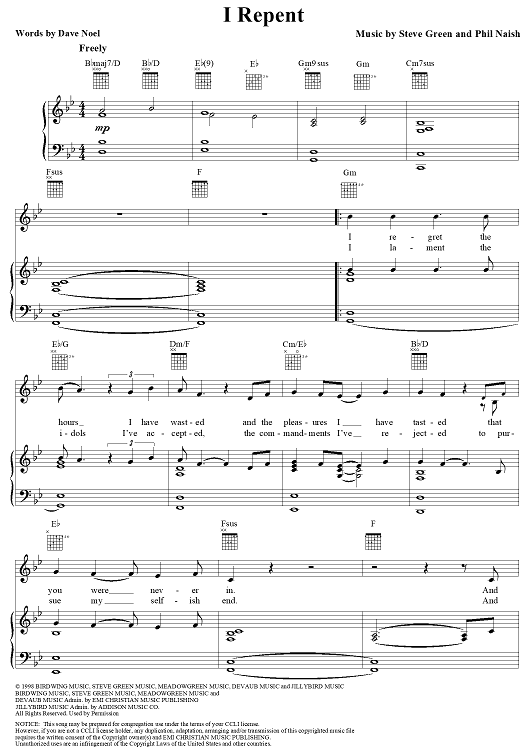 I Repent