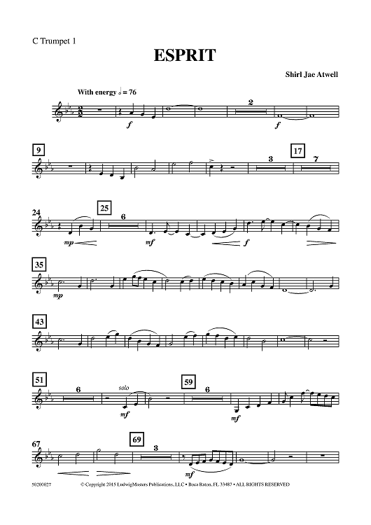 Esprit - Trumpet 1 in C