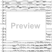 Brandenburg Concerto No. 1: Movement 1 - Score
