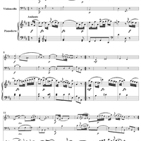 Piano Trio in D Major, HobXV/7 - Piano Score