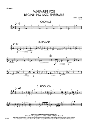 Warm-ups for Beginning Jazz Ensemble - Trumpet 2