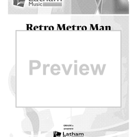Retro Metro Man for String Orchestra - Score