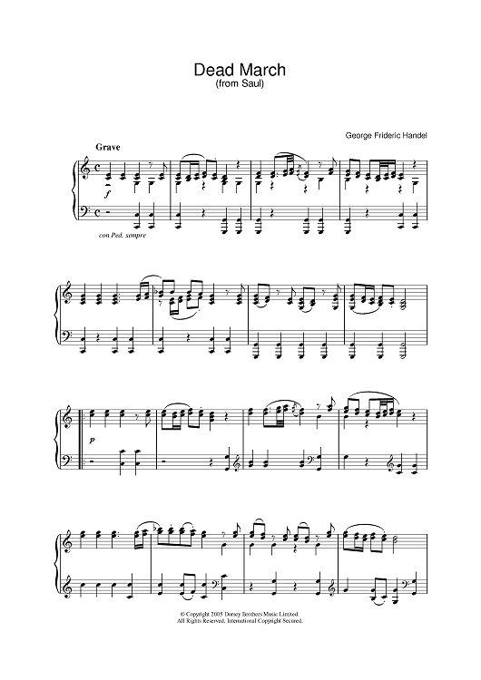 The Dead March (from 'Saul')