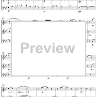 String Trio in B-Flat Major, Op. 1, No. 5 - Score