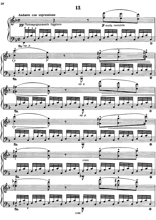 Etude Op.66 No.13