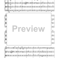 Music for Four, Collection No. 2 - Early Pop Favorites - Score