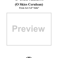 Aida, Que Radames verrá, (O skies cerulean)