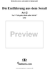 "Die Entführung aus dem Serail", Act 2, No. 9 "Ich gehe, doch rate ich dir" - Full Score