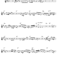 Au Privave (No. 2) - Bb Instruments