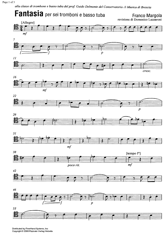 Fantasia - Trombone 2