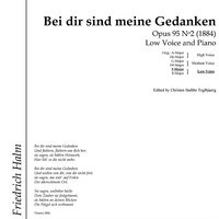 Bei dir sind meine Gedanken Op.95 No. 2