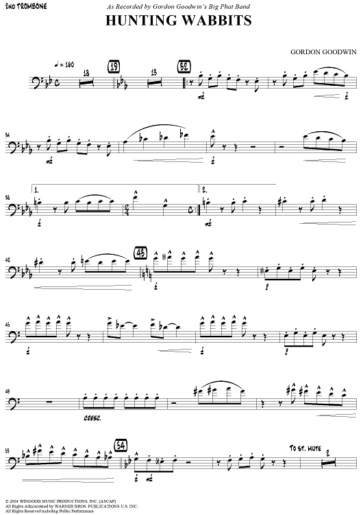 Hunting Wabbits - Trombone 2 Hunting Wabbits - Trombone 2