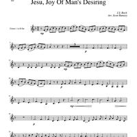 Jesu, Joy of Man's Desiring - Cornet 1/Trumpet 1
