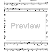 Le Tombeau de Couperin for Oboe and String Quartet - Violin 2