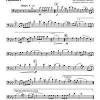 Wedding March - For Tuba-Euphonium Quartet - Euphonium 1 BC/TC