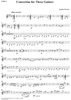 Concertino for Three Guitars - Guitar 3