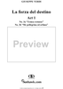 La forza del destino, Act 1, No. 3, Recit. and Romance. "Temea restasse" and "Me pellegrina ed orfana" - Score