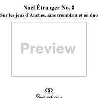 Noel Étranger No. 8 - Sur les jeux d'Anches, sans tremblant et en duo