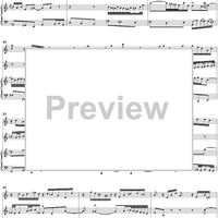 Triple Concerto in A Minor, Movement 2 (BWV1044) - Score