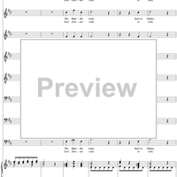 Samson, Act 2, No. 38: "Fix'd in his everlasting seat, Jehovah" - Score