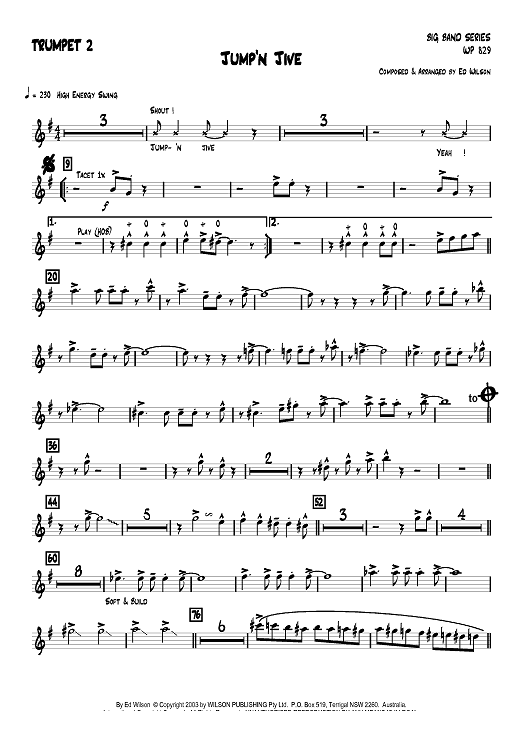 Jump 'n Jive - Trumpet 2