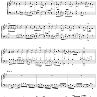 11 Partite diverse sopra: Sei gegrüsset, Jesu gütig, BWV768