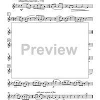 Prelude to Postlude: Ceremonial Music for String Trio - Violin 1