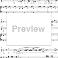 D'Inibaca Donzella: No. 2 from "La donna del lago", Act 1 - Score