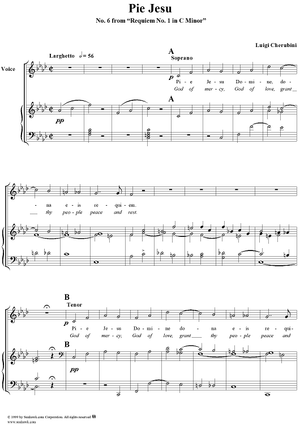 Pie Jesu - No. 6 from "Requiem No. 1 in C minor"
