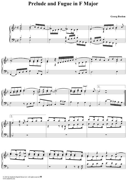Prelude and Fugue in F Major