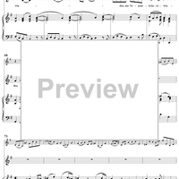 "In Jesu Demut kann ich Trost", Aria, No. 3 from Cantata No. 151: "Süsser Trost, mein Jesus kömmt" - Piano Score