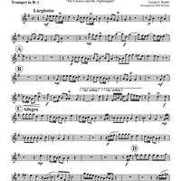 Concerto in F Major No. 13 - "The Cuckoo and the Nightengale" - Trumpet 1 in Bb