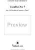 Thirty-Six Vocalises for Soprano: No. 7