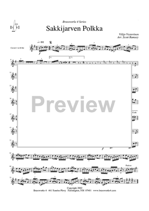 Sakkijarven Polkka - Cornet 1/Trumpet 1