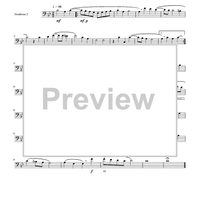 Two Canzonets - from Morley's "Two Canzonets to Four Voices" (1597) - Trombone 2