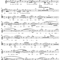 "Es dünket mich, ich seh' dich kommen", Aria, No. 4 from Cantata No. 175: "Er rufet seinen Schafen mit Namen" - Tenor